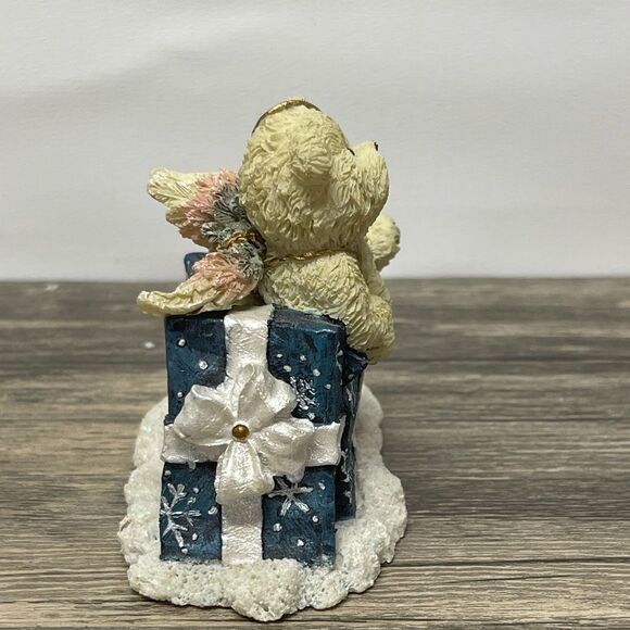 BOYDS COLLECTION - LIL WINGS  - JOY‎ (CHRISTMAS W/GIFT) - 1E - Picture 4 of 7